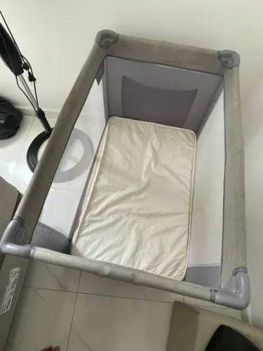 Berço cercado burigoto com colchão 