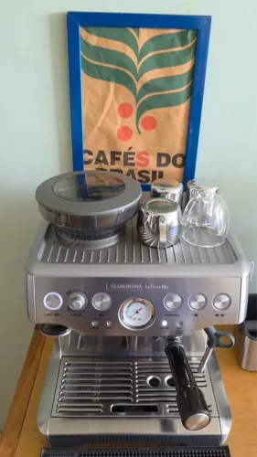 Cafeteira Elétrica Tramontina by Breville Express Pro em Aço Inox com Moedor