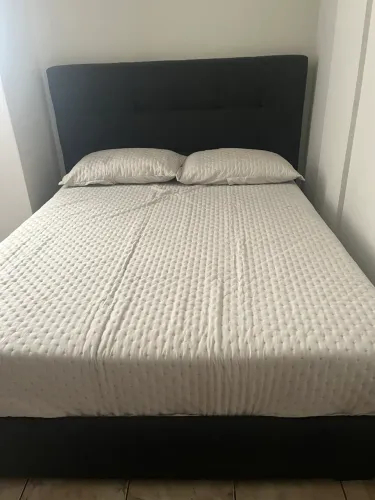 Cama Casal Cinza SOX Tok Stok 