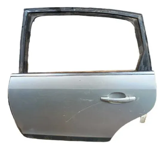 Porta Traseira Esquerda Citroen C4 Pallas 2008/2014 Detalhe Traseira Esquerdo Prata