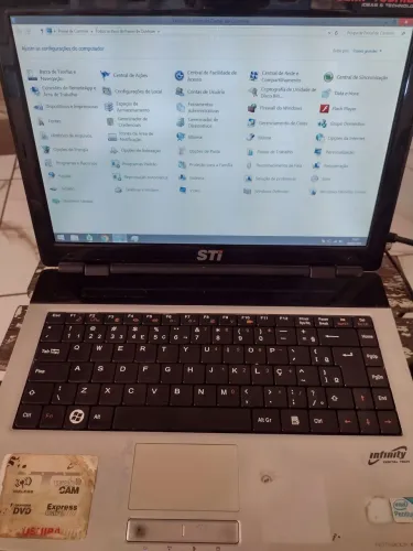 NOTEBOOK STI FUNCIONANDO TUDO
