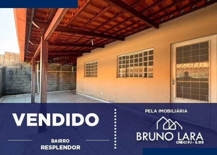 Casa à venda no bairro Resplendor - Igarapé/MG.