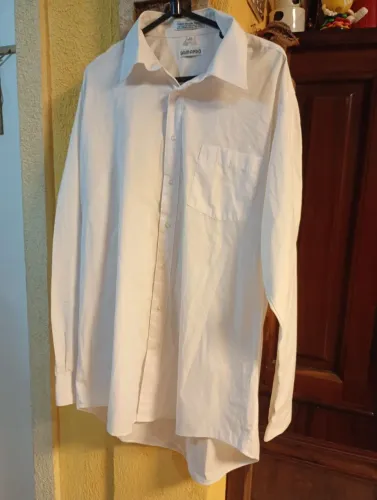 Camisa branca manga longa GG