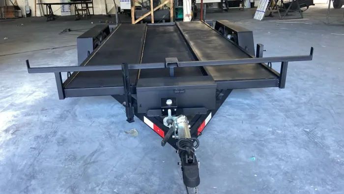 Carretinha de Reboque PRANCHA GUINCHO Eixo Duplo com Freio 