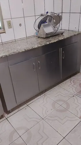 Balcão de cozinha inox