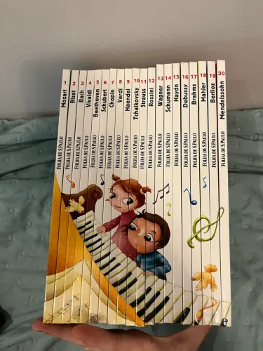 Coleção Folha Música Classica para Crianças; Completa - 20 Livros + CDs