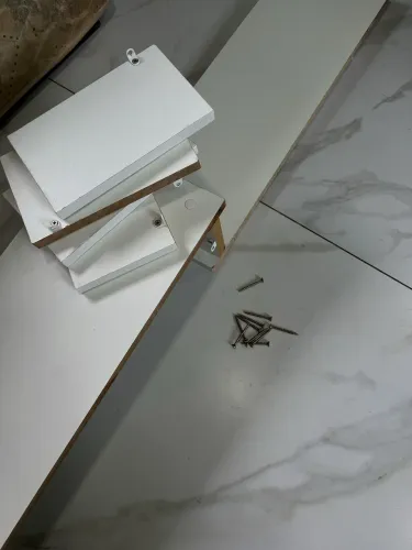 Prateleiras mdf kit tv branco