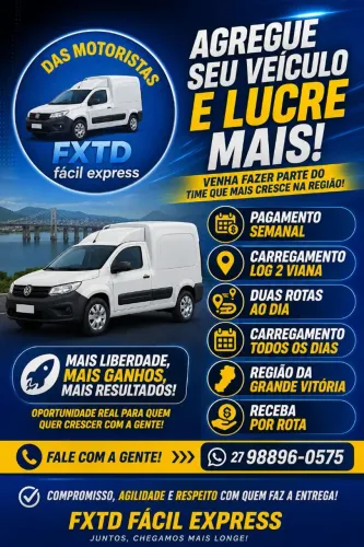 Agrega veículo Ultilitario