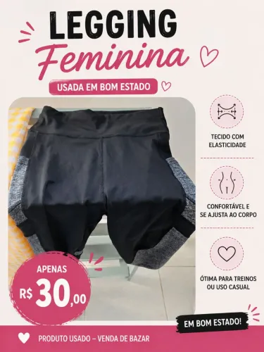 Calça legging