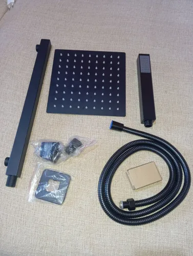 Kit chuveiro preto