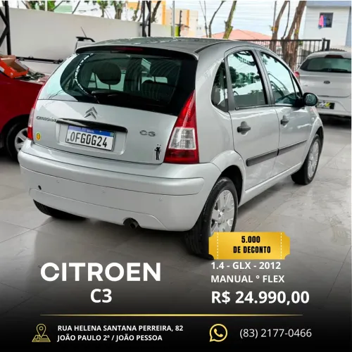 Citroen C3 GLX 1.4/ GLX Sonora 1.4 Flex 8V 5P 2012