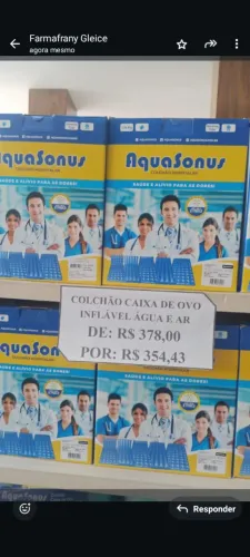 colchão caixa de ovo inflável de ar e água 