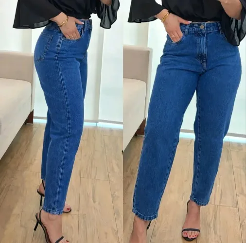 Calça mom feminina - Nova