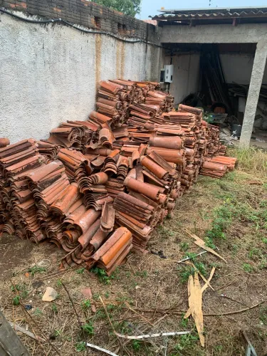 Telhas de barro colonial usadas 1,00 a unidade