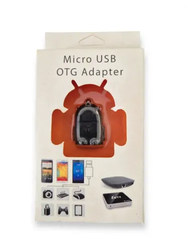 Adaptador OTG Micro USB Para Pendrive Teclado Mouse - Android - Novo