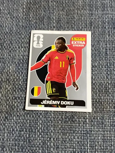 Cartinha da copa jérémy doou