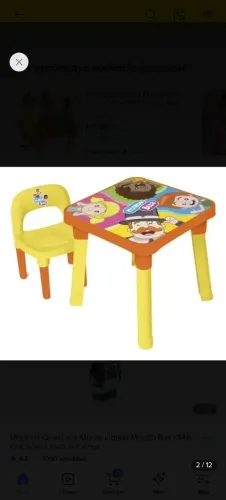 Mesa infantil mundo bita