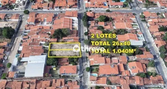 Terreno à venda, 1040 m² por R$ 840.000,00 - Lagoa Sapiranga (Coité) - Fortaleza/CE