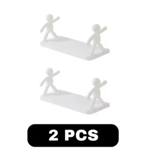 Kit Suporte Plástico Sem Adesivo, Decoração Para Sala Cozinha Banheiro