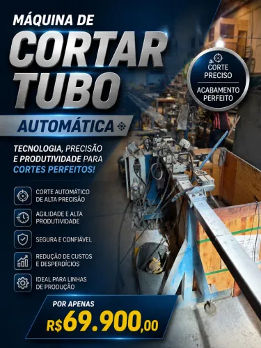 MÁQUINA DE CORTAR TUBO AUTOMÁTICA