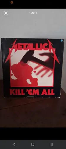 LP METALLICA - Kill 'Em All (1990)