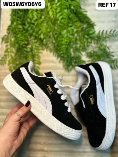 Tênis Puma preta e branco A pronta entrega 34 ao 43
