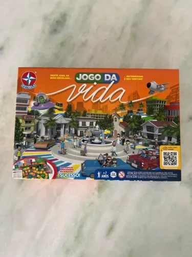 Jogo da Vida Estrela - Jogo de Tabuleiro Pouco Usado