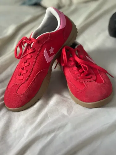Tênis Converse Run Star Trainer Vermelho/Rosa/Marrom - 35
