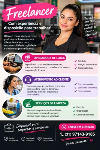 Faço freelancer
