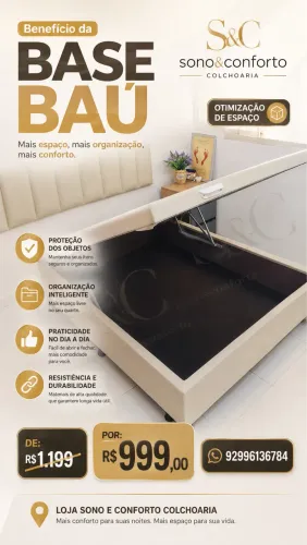 Baú casal
