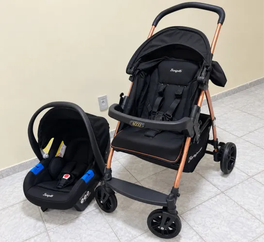Carinho de bebê burigotto + bebê conforto 