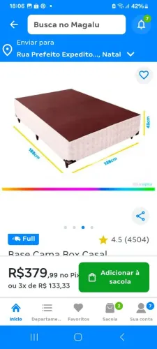VENDE-SE 2 BASES BOX CASAL ORTOBOM
