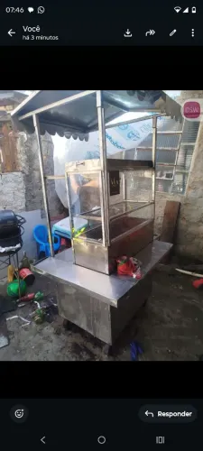 Carrinho de churrasquinho 