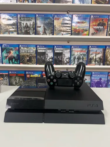 Ps4 Fat 500gb com 1 controle - somente