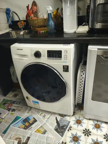 LAVADORA SAMSUNG 11 Kg Ecobubble -- Modelo WW11K6800AW/AZ