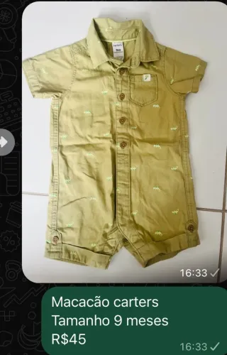 Vendo roupas infantis
