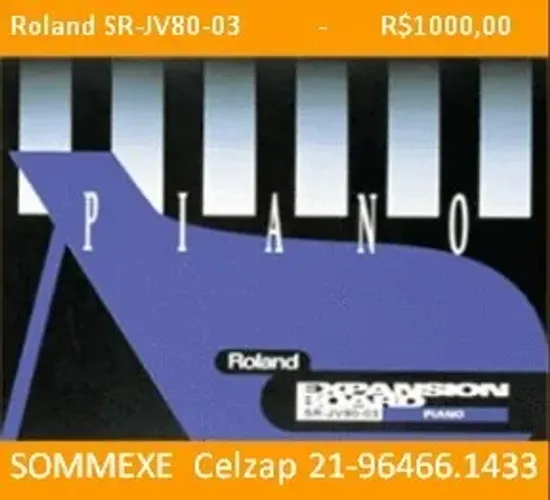 SR-JV80-03 PIANOS expansão na Sommexe celzap 21- *