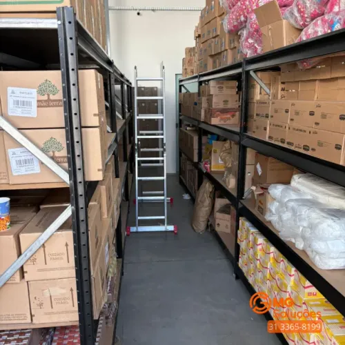 Prateleira de aço reforçada mini porta pallet