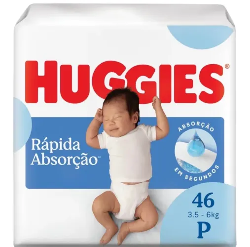 VENDO PACOTE FECHADO Fralda Huggies Tripla Proteção P - 46 fraldas. 
