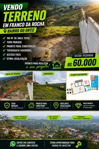 TERRENO Pronto para construção, aceito propostas