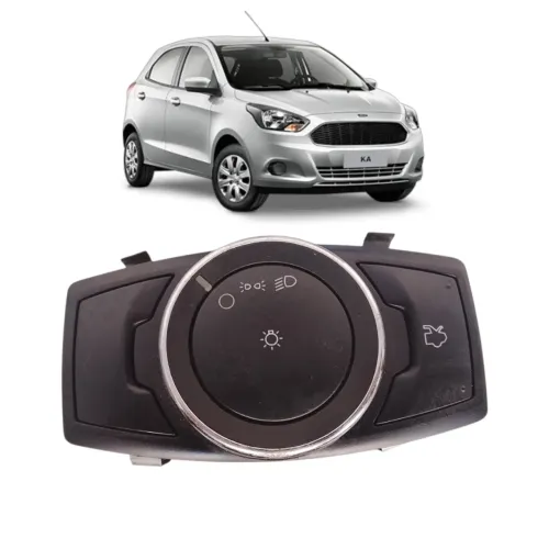 Botão Chave Farol Luz Mala Ford Ka 2015 2019