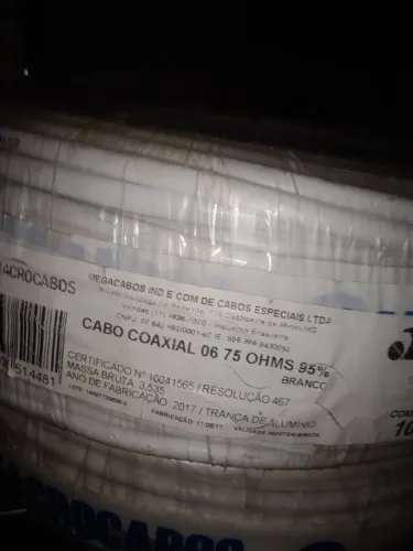Cabo coaxial