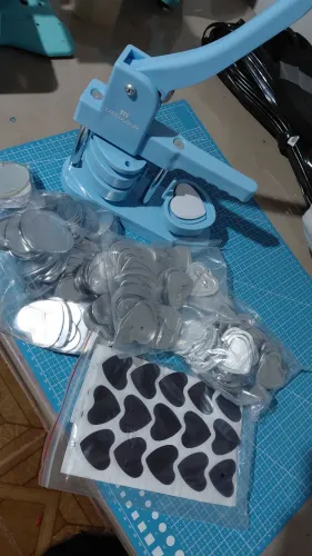 Maquina para botton coracao