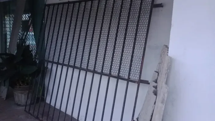 Portao de Ferro Vergalhao Quadrado 5/8 com tela
