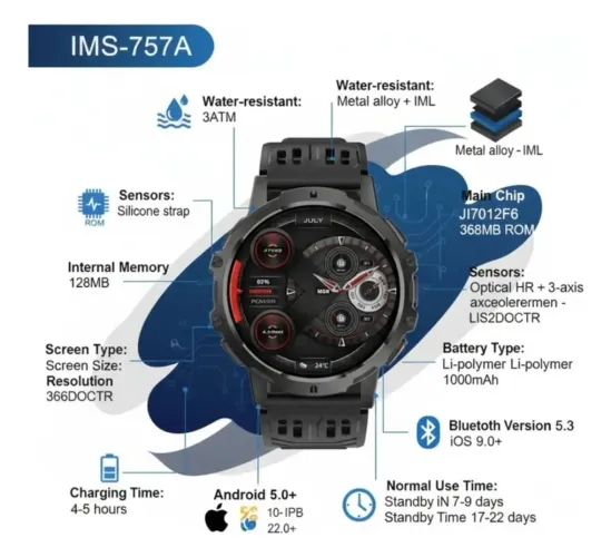 Smartwatch IMENSO IMS- 757A