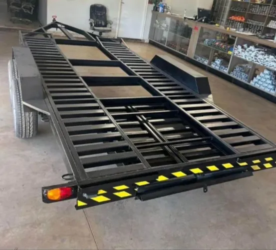 Carreta reboque plataforma para carro 