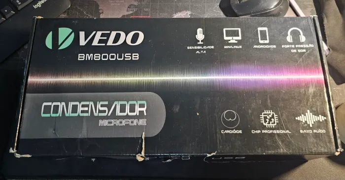 Microfone vedo BM800 usb