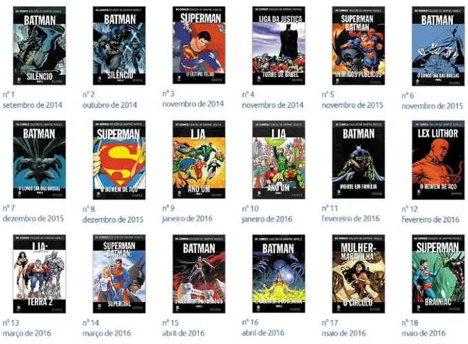 DC Comics - Coleção de Graphic Novels n° 01 a 30