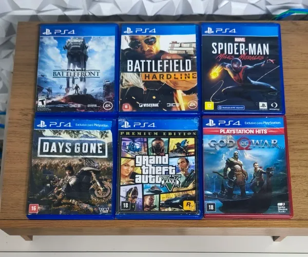 Jogos PS4, venda e troca