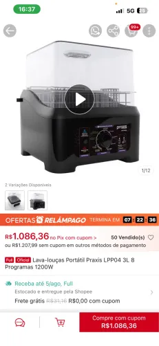 Máquina de lavar louça